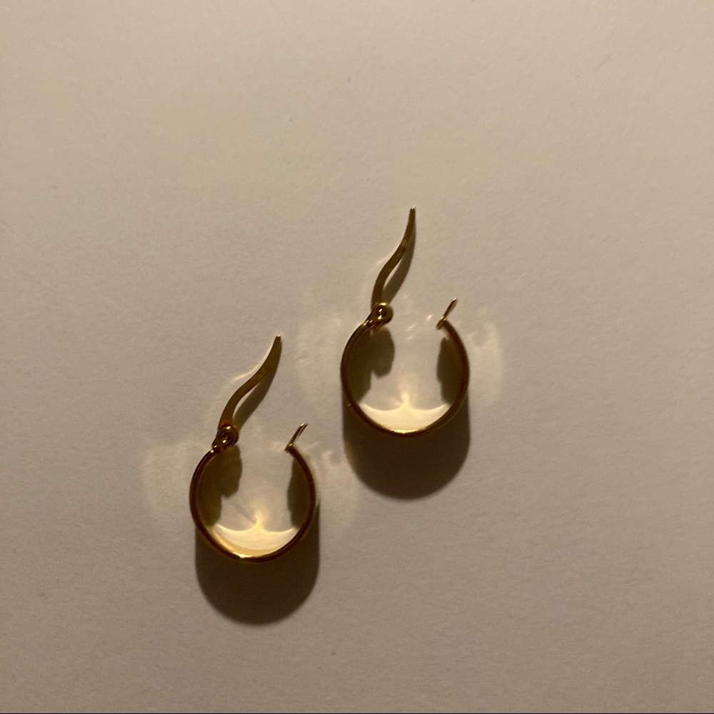 Gold Hoops - Picture 2 of 14